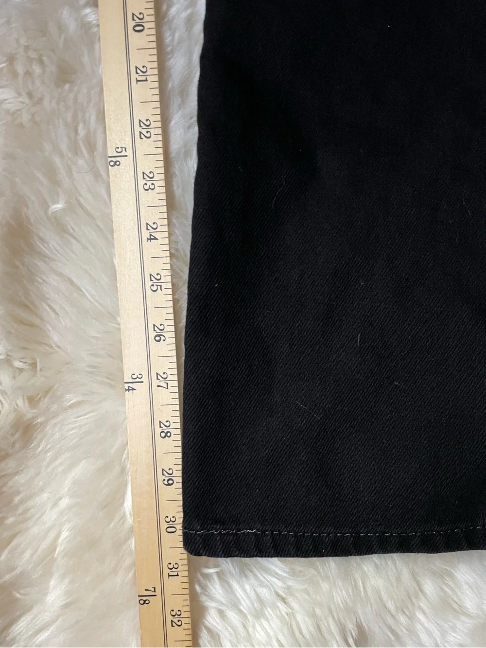 Vintage Levi's 517 men's black low rise bootcut jeans